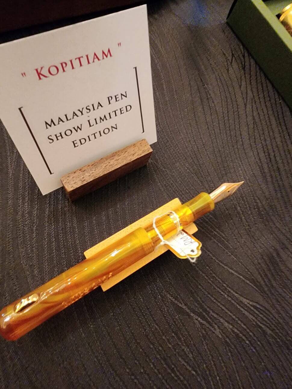 Limited edition Kopitiam pen by Fine Writing International from Taiwan